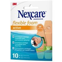 3M Nexcare Active 360 - Cerotto 3m attivo e impermeabile per la protezione delle ferite, 10 pezzi