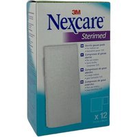 3M Nexcare Sterimed - Compressa di Garza Sterile 12/8 18cm x 40cm, 12 garze