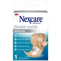 3M Nexcare Universale - Cerotto 3M Nexcare in tessuto flessibile per le piccole ferite, 1 m x 6 cm