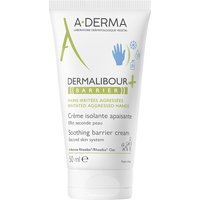 A-Derma Dermalibour+ - Barrier Crema Isolante Lenitiva Viso Corpo Mani Zone Intime, 50ml