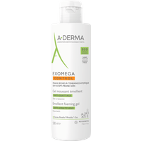 A-Derma Exomega Control - Gel Detergente Emolliente Pelle Secca a Tendenza Atopica Prurito, 500ml