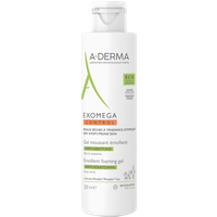 A-Derma Exomega Control - Gel Detergente Emolliente Viso e Corpo, 200ml