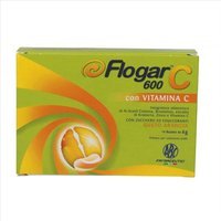 Abc Farmaceutici Flogar C 600 Integratore Alimentare Gusto Arancia, 14 Bustine