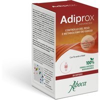 Aboca Adiprox Advanced Capsule Integratore Metabolismo dei Grassi Controllo del Peso, 50 Capsule