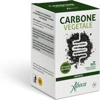 Aboca Carbone Vegetale Integratore Monoconcentrato Apparato Gastrointestinale, 90 Compresse