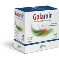 Aboca Golamir Dispositivo Medico Mal di Gola e Cavo Orale Vie Respiratorie, 20 Compresse Orosolubili