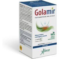 Aboca Golamir Spray Forte Dispositivo Medico Mal di Gola e Cavo Orale Vie Respiratorie, 30ml