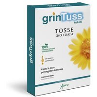 Aboca Grintuss Adulti Sciroppo Flaconcini Dispositivo Medico Tosse e Benessere Vie Respiratorie, 12 Flaconcini x 13.6g