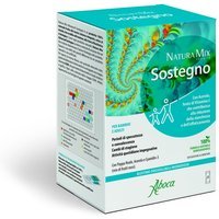 Aboca Natura Mix Advanced Sostegno Integratore Ricostituente Tono e Memoria, 20 Bustine
