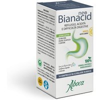Aboca Neobianacid Gusto Limone Dispositivo Medico Acidità Reflusso Difficoltà di Digestione Apparato Gastrointestinale, 14 Compresse