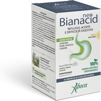 Aboca Neobianacid Gusto Limone Dispositivo Medico Acidità Reflusso Difficoltà di Digestione Apparato Gastrointestinale, 45 Compresse