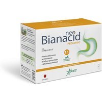 Aboca Neobianacid Pediatric Dispositivo Medico Acidità Reflusso Difficoltà di Digestione Apparato Gastrointestinale, 36 Bustine