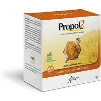 Aboca Propol2 EMF - Integratore Alimentare Mal di Gola, 20 Compresse
