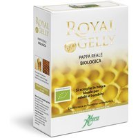 Aboca Royal Gelly BIO Integratore Pappa Reale Biologica, Tono e Memoria, 16 Bustine Orosolubili