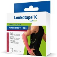 Actimove Leukotape K Tape Kinesiologico 5cm x 5 m colore Rosa, 1 pezzo