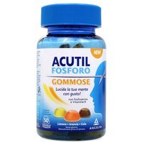 Acutil Fosforo Caramelle Gommose Con Fosfoserina e Vitamine B, 50 Caramelle