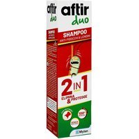 Aftir Duo Shampoo 2 in 1 Anti-Pidocchi e Lendini con Pettinino, 100ml