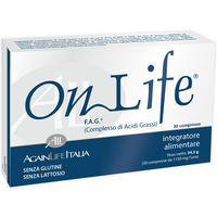 Again Life Onlife Integratore di Acidi Grassi per Pazienti Oncologici o Sottoposti a Stress, 30 Compresse