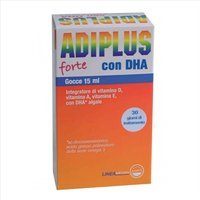 Agips Farmaceutici Adiplus Forte Con DHA Integratore Alimentare Gocce, 15ml