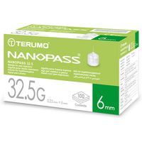 Ago Per Penna Da Insulina Nanopass 32,5 Gauge Lunghezza 6 Mm 100 Pezzi