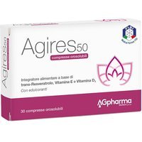 AG Pharma Agires 50 Integratore Alimentare Vitamina D, 30 Compresse