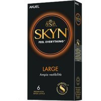 Akuel Skyn Large Profilattico Senza Lattice Ampia Vestibilità 6 Pezzi