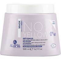 Alama No Yellow - Maschera Anti Giallo Per Capelli Biondi Grigi Decolorati,500ml