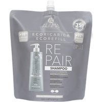 Alama Repair - Eco Ricarica Shampoo Ristrutturante Capelli Danneggiati, 1000ml