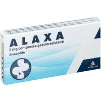 Alaxa 5mg Bisacodile Trattamento Stitichezza Occasionale, 20 Compresse Gastroresistenti