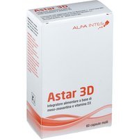 Alfa Intes Astar 3D Integratore Alimentare Vitamina D, 60 Capsule molli