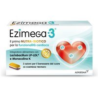 Alfasigma Ezimega 3 Integratore per il Controllo del Colesterolo, 20 Compresse