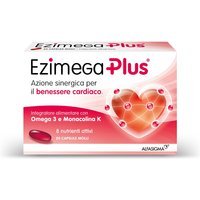 Alfasigma Ezimega Plus Integratore per il Colesterolo, 20 Capsule Molli