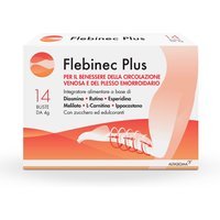 Alfasigma Flebinec Plus Integratore per il Circolo e Microcircolo, 14 Buste