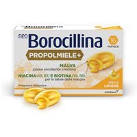 Alfasigma NeoBorocillina Propolmiele+ Gola Gusto Miele e Limone, 16 Pastiglie