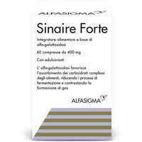 Alfasigma Sinaire Forte Integratore contro i Gas Intestinali, 60 Compresse