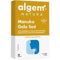 Algem Natura Algem Manuka Gola Sed Integratore Alimentare 20 Pastiglie
