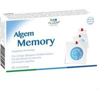Algem Natura Algem Memory - Algem Memory integratore alimentare per la memoria, 45 compresse