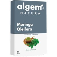 Algem Natura Moringa Oleifera - Integratore in capsule di moringa per la digestione, 30 capsule