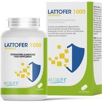 Algilife Lattofer 1000 Advance lattoferrina - Integratore per le difese immunitarie, 30 capsule