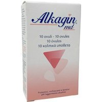 Alkagin Ovuli Vaginali Protettivi Rinfrescanti e Lenitivi, 10 Ovuli