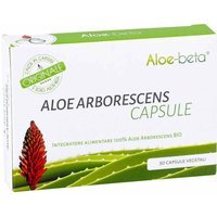 Aloe Beta Aloe Arborescens Integratore 100% BIO, 30 Capsule