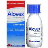 Alovex Protezione Orale Collutorio Lenitivo Lesioni Mucosa Orale, 120ml