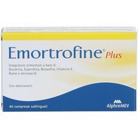 AlphreMEV Emortrofine Plus - Integratore emorroidi, 40 compresse