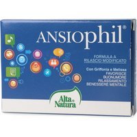 Alta Natura Ansiophil Integratore Benessere Mentale, 15 Compresse 850mg