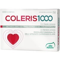 Alta Natura Coleris 1000 Integratore Alimentare Colesterolo, 30 compresse