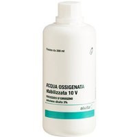 Alvita Acqua Ossigenata 10 Volumi Perossido d'Idrogeno Diluita al 3%, 200ml