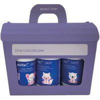 Alvita Cofanetto Baby Bagno Shampoo + Crema + Detergente + Pasta + Salviette