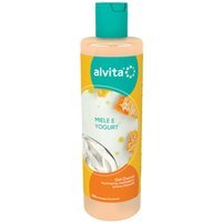 Alvita Gel Doccia Nutriente ad azione Rilassante Miele e Yogurt, 300ml