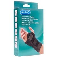 Alvita Tutore Polso Regolabile Colore Nero Taglia 3 (18-20 cm)
