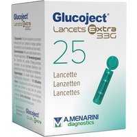 A. Menarini Diagnostics Glucoject EX 33G - Lancette sterili monouso per prelievo capillare, 25 pezzi